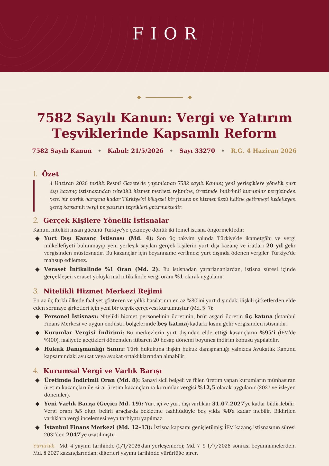 7582 Sayılı Kanun: Vergi ve Yatırım Teşviklerinde Kapsamlı Reform görseli 1